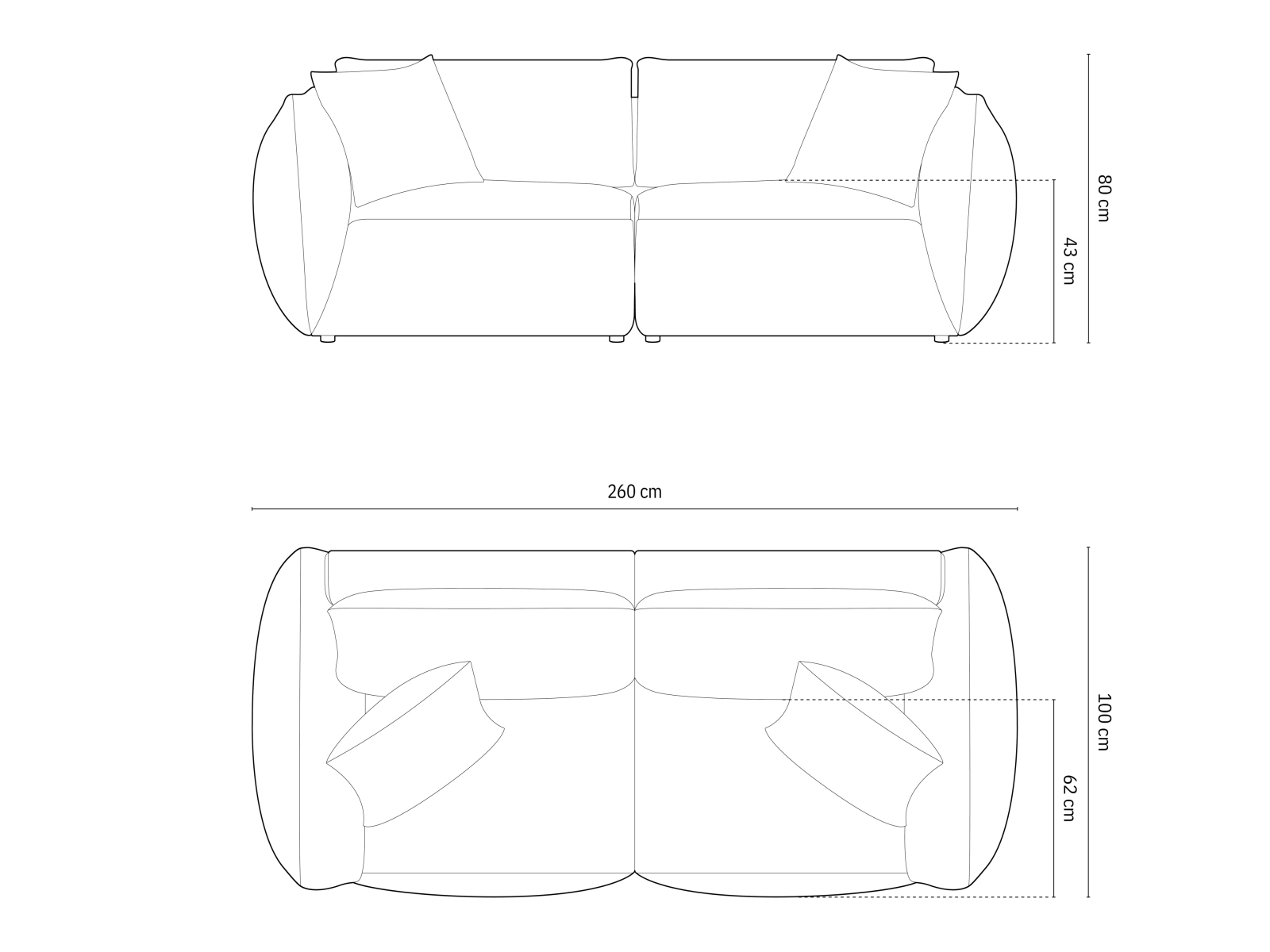 Modulinė sofa Ruvmone 107 (Casino Pearl)