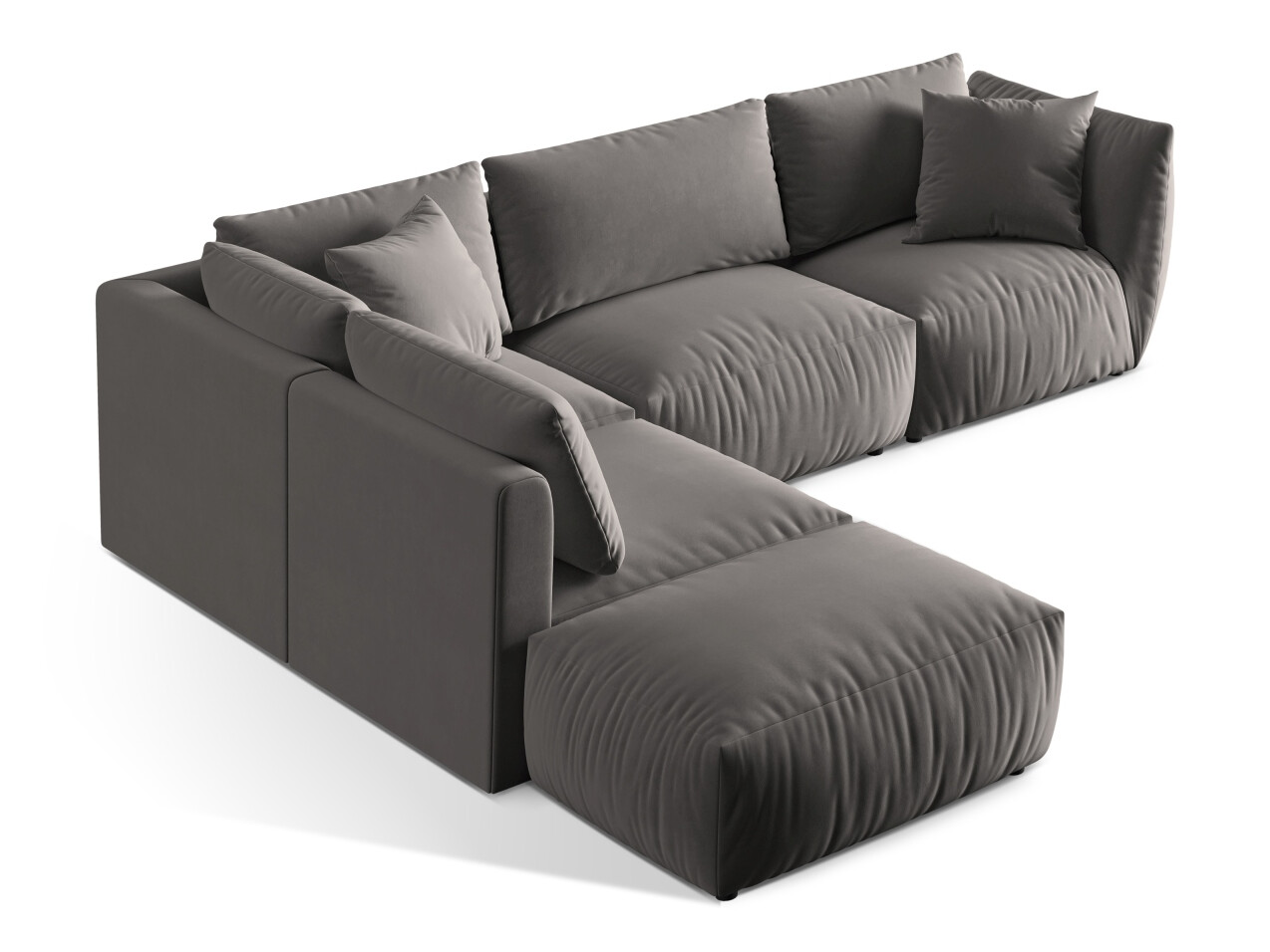 Modulinis minkštas kampas Ruvmone 108 (Casino Stone)