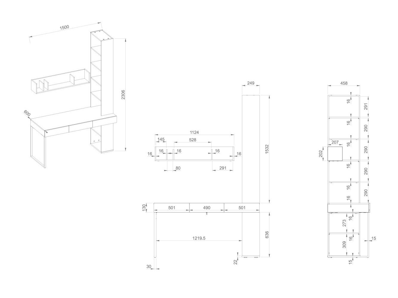 Darbo stalas Sermavi 120