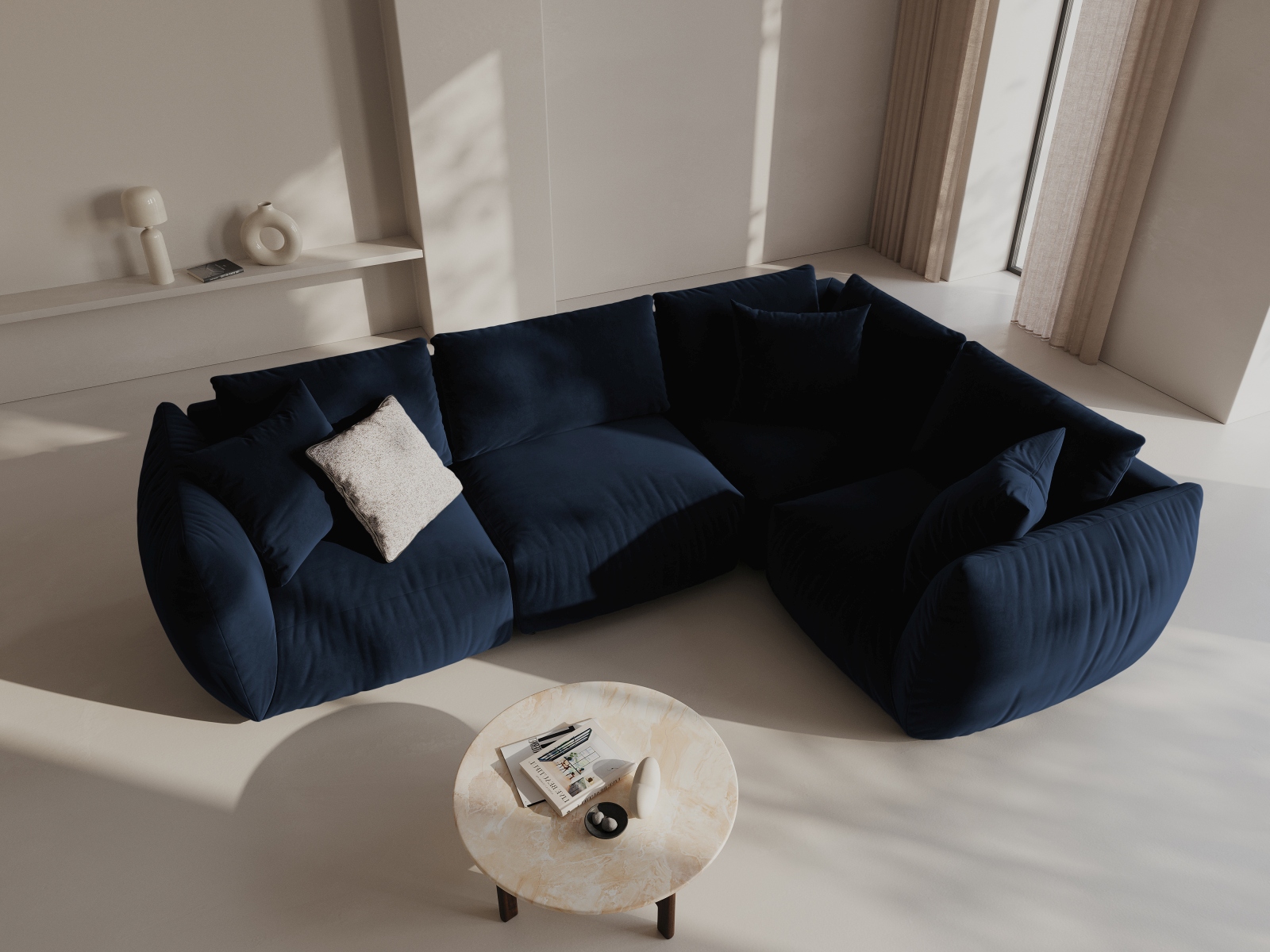 Modulinis minkštas kampas Ruvmone 109 (Casino Deep Blue)