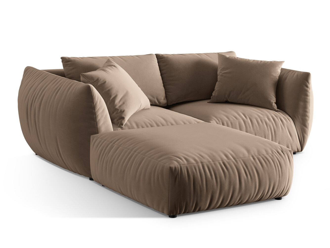 Modulinis minkštas kampas Ruvmone 110 (Casino Taupe)