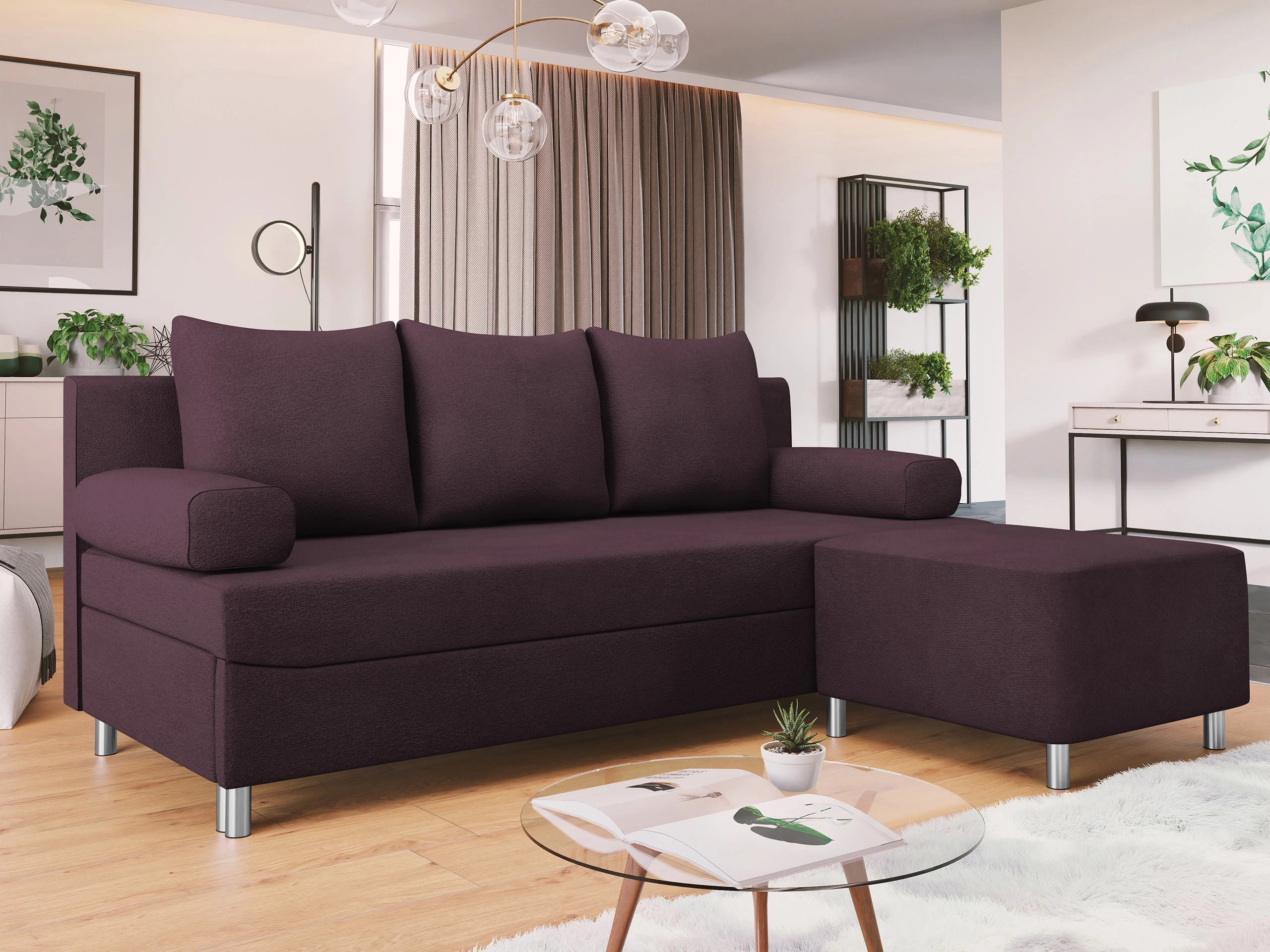 Minkštų baldų komplektas Comfivo Artes (Uttario Velvet 2963)