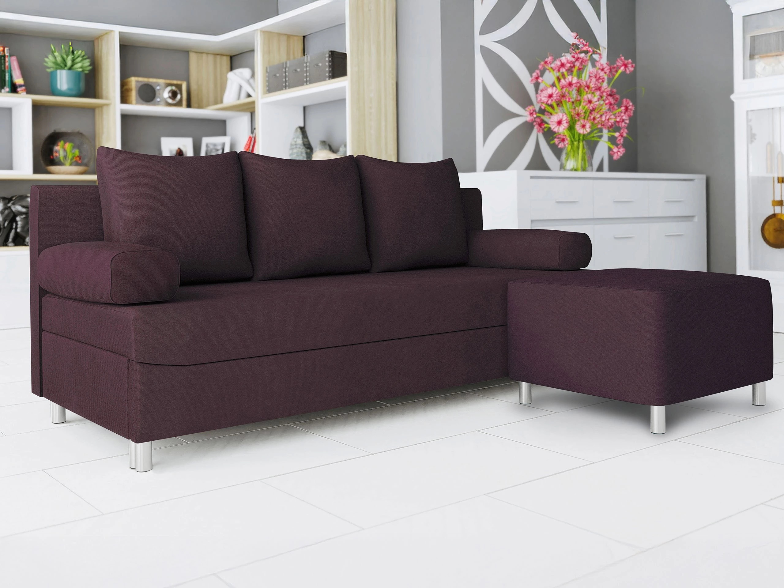 Minkštų baldų komplektas Comfivo Artes (Uttario Velvet 2963)