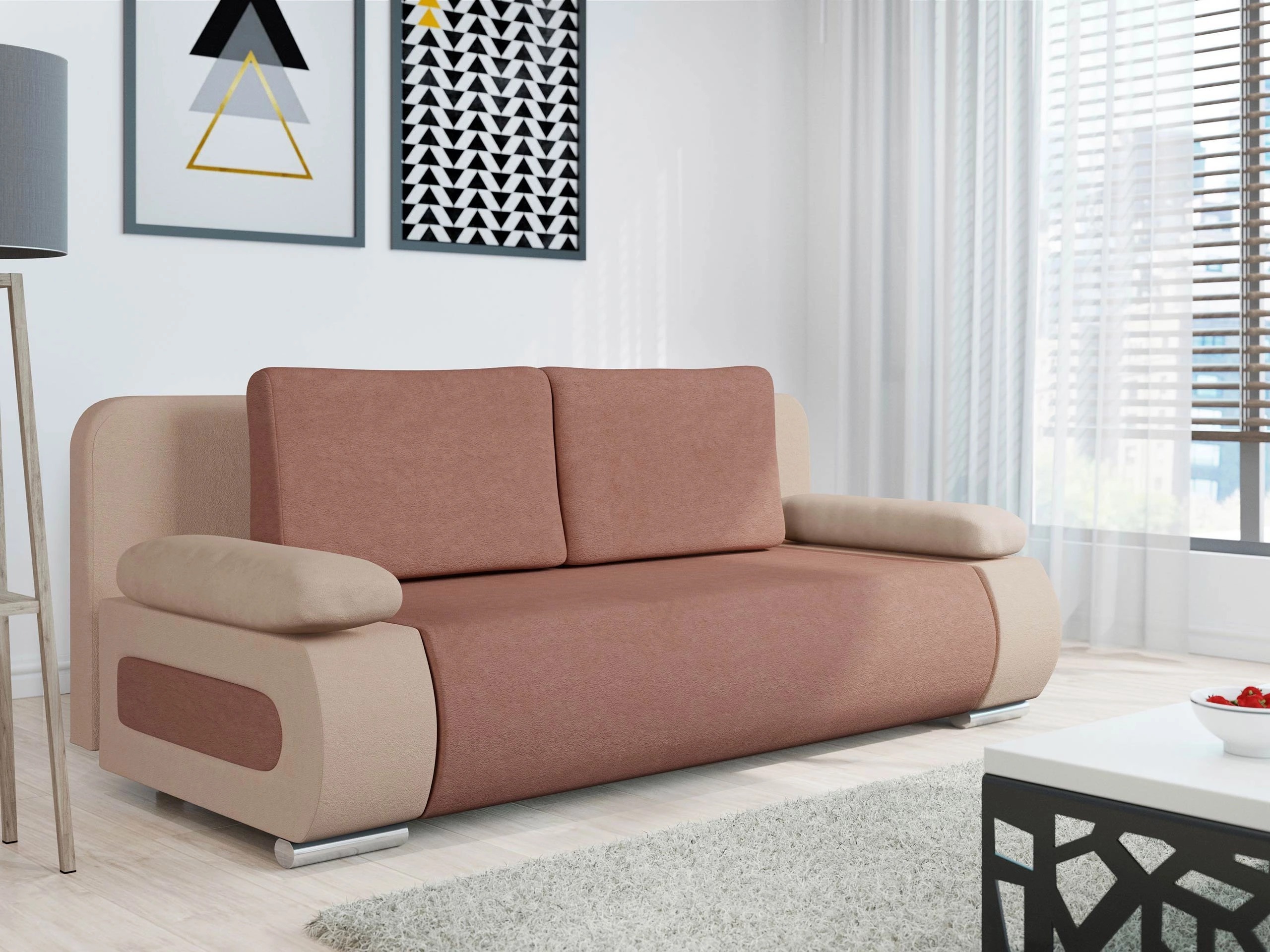Sofa lova Comfivo Pudor (Uttario Velvet 2956 + Uttario Velvet 2955)