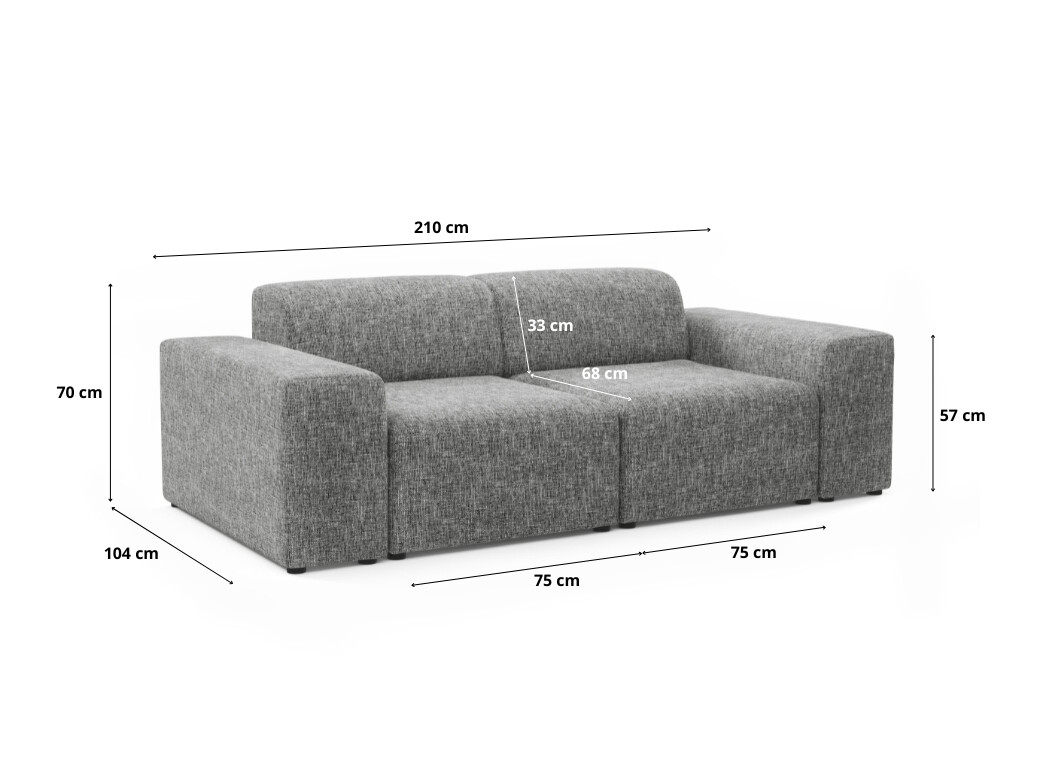Modulinė sofa Lutivi 100 (Imo 10)