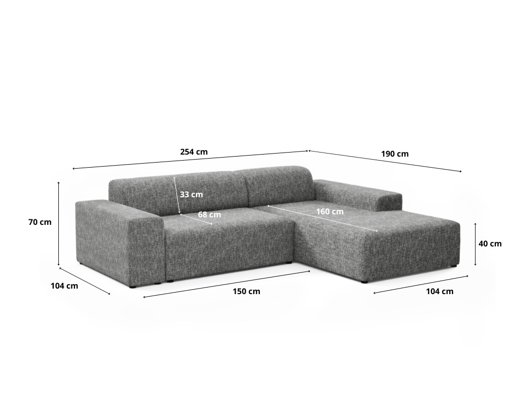 Modulinis minkštas kampas Lutivi 101 (Imo 10)