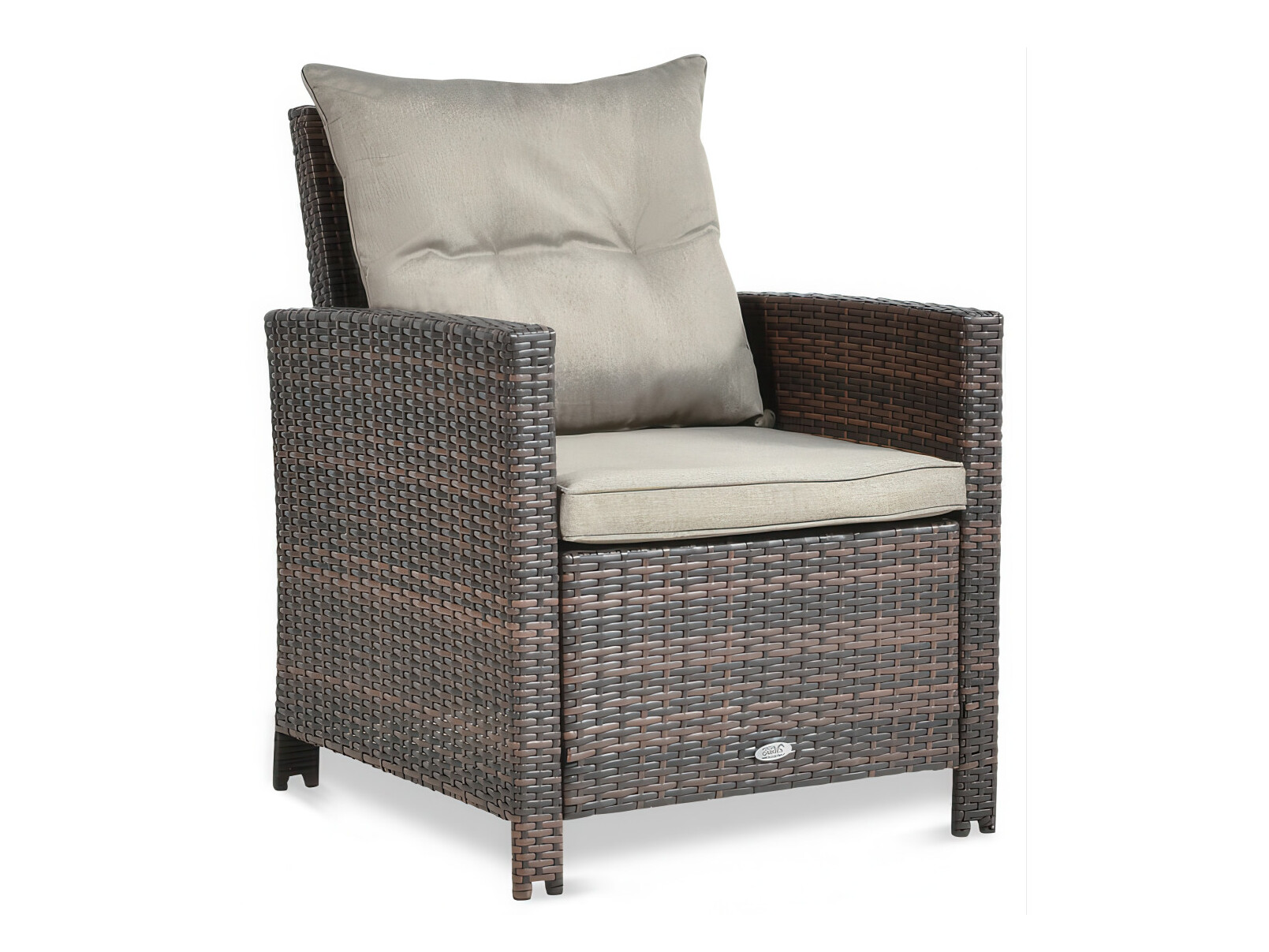 Lauko fotelis Forney 111 (Ruda + Smėlinė)
