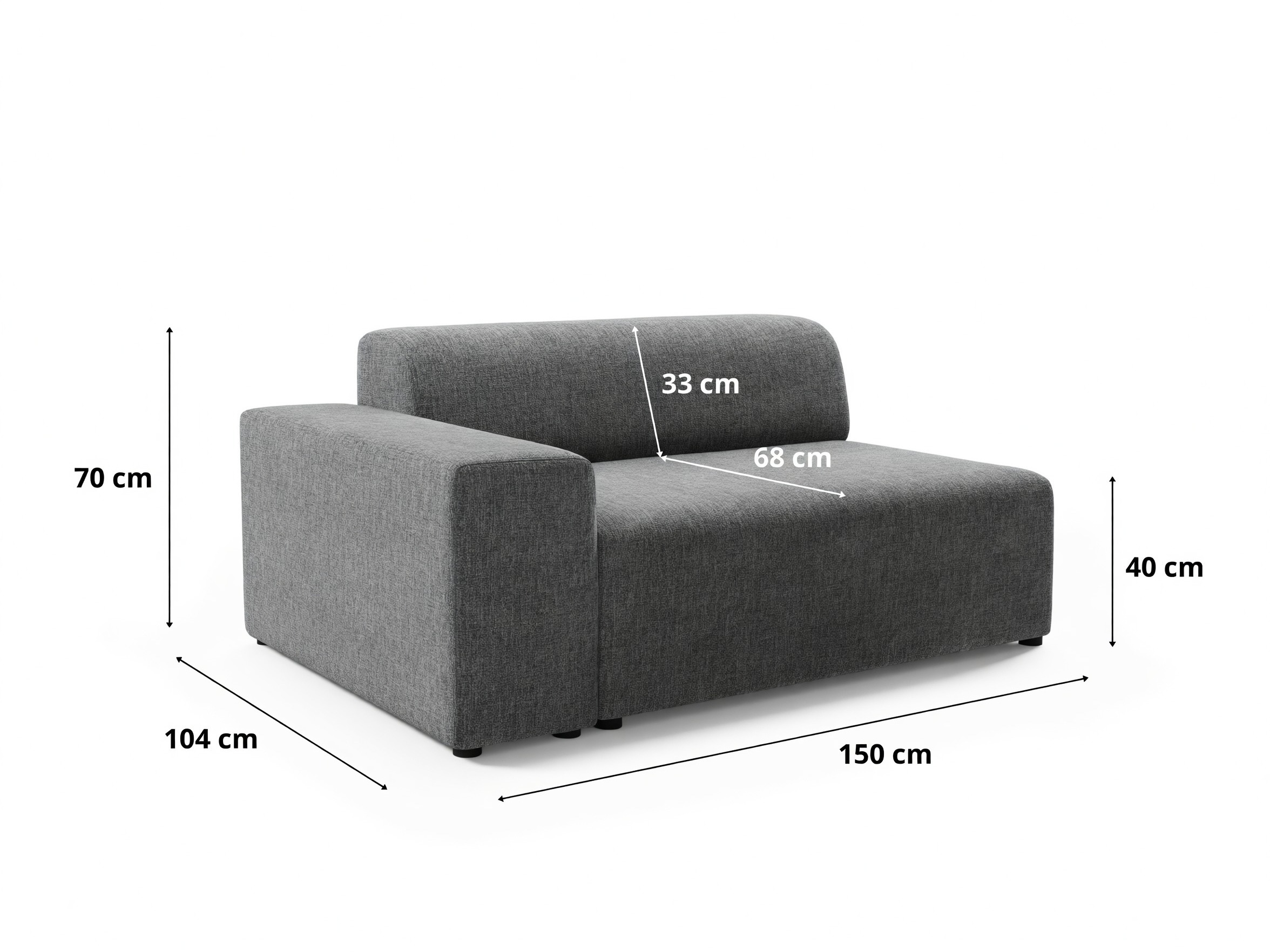 Modulinė sėdimoji dalis Lutivi 110 (Imo 10)