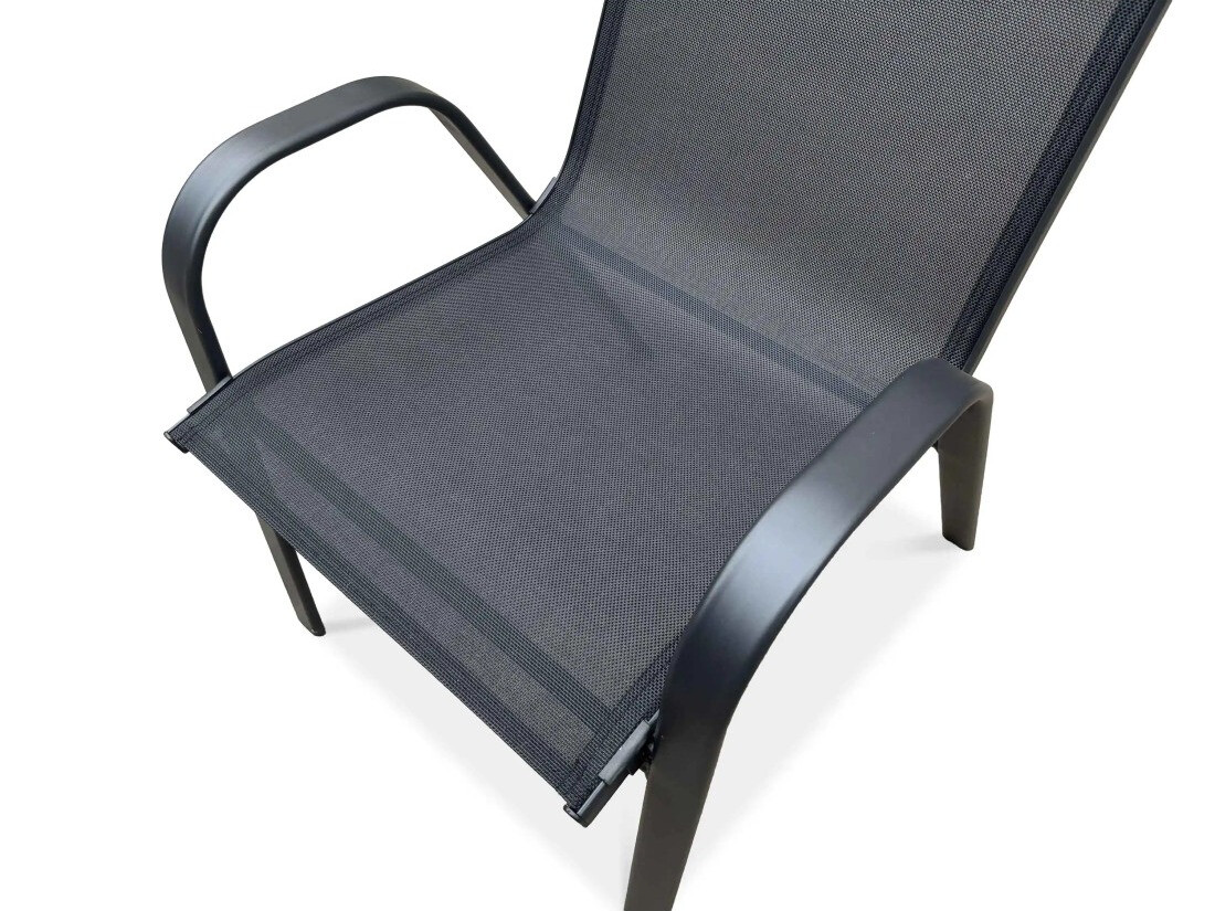 Lauko baldų komplektas Forney 119 (Juoda)