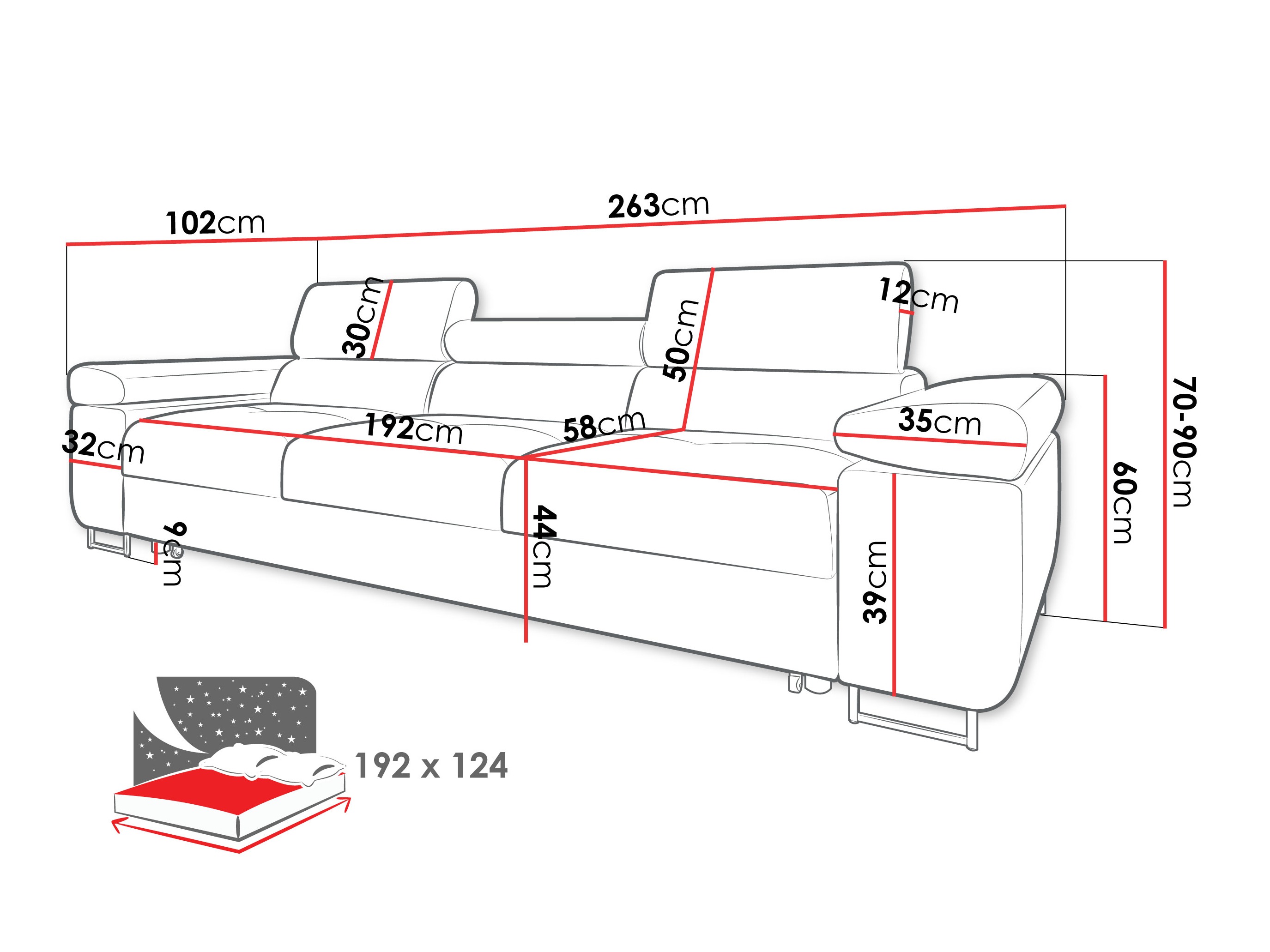 Sofa lova Comfivo Vinetum (Poso 03)