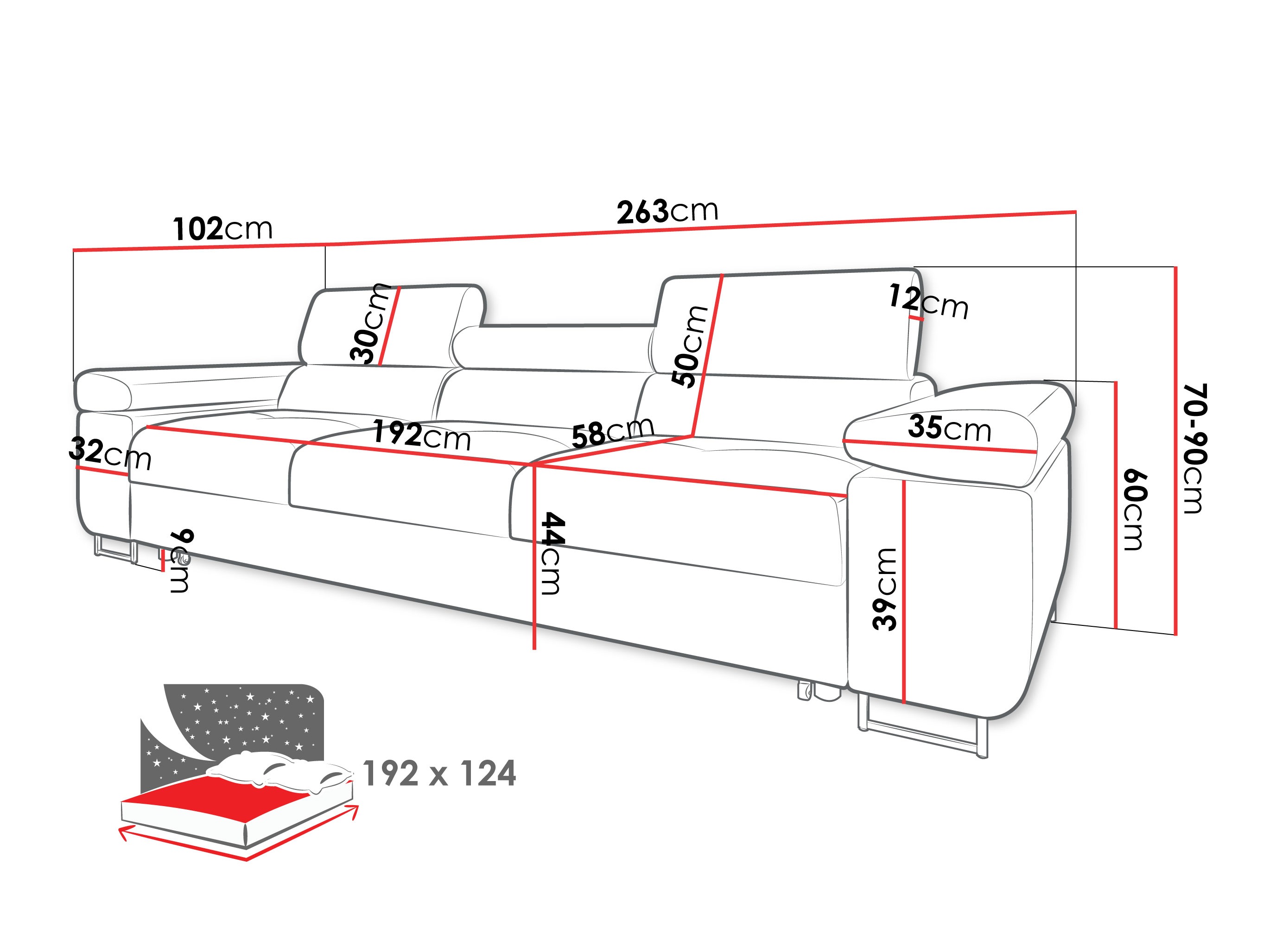 Sofa lova Comfivo Vinetum (Poso 06)