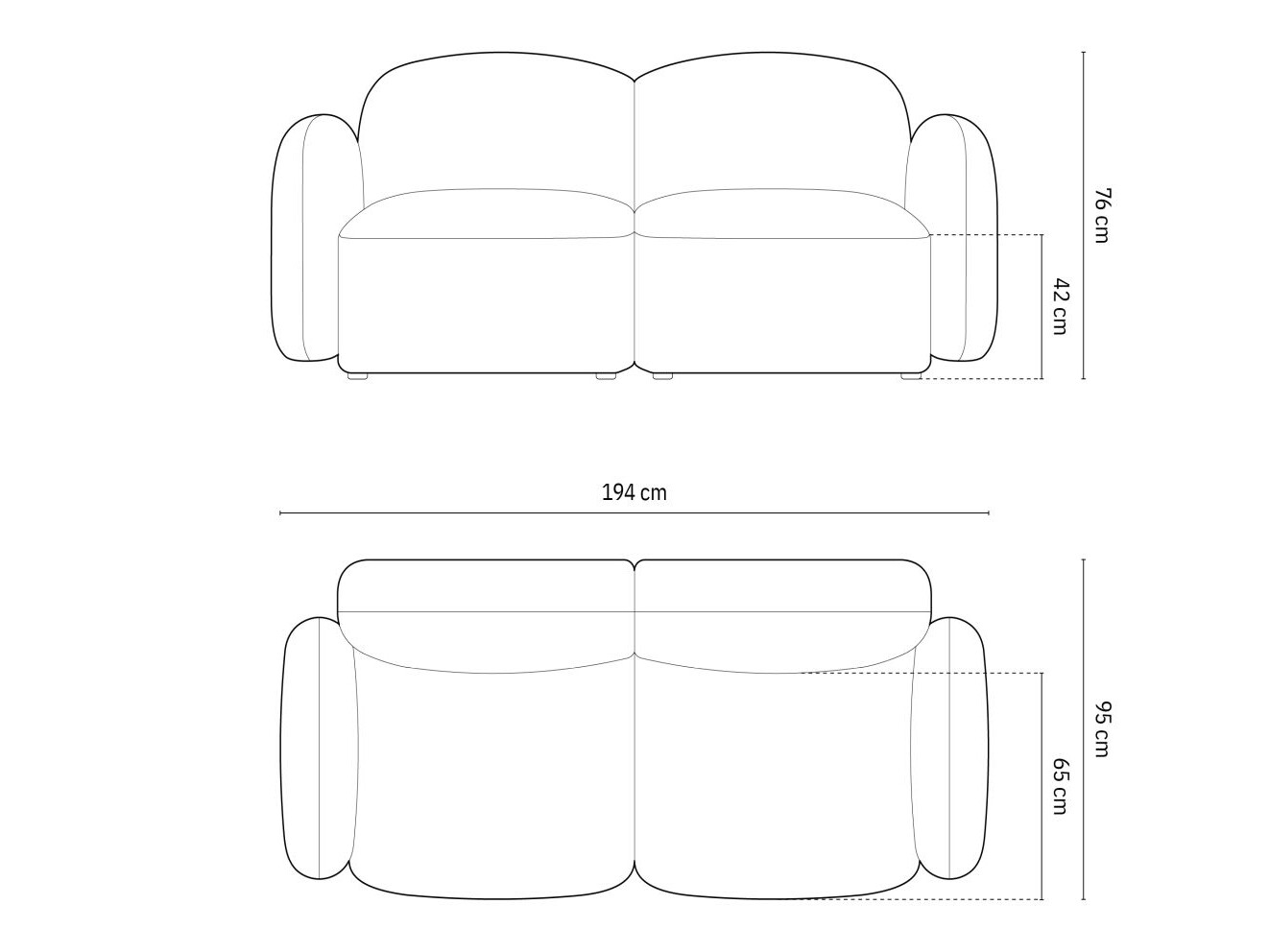 Sofa Tolmira 100 (Eden 15)