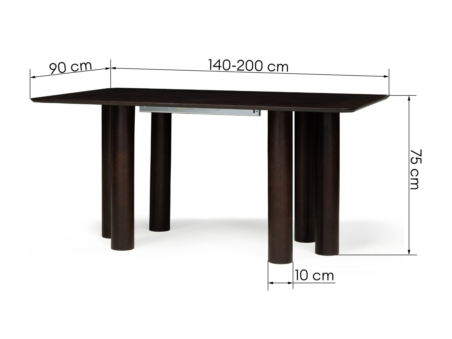 Stalas Burleson 775 (Graikinis riešutas)