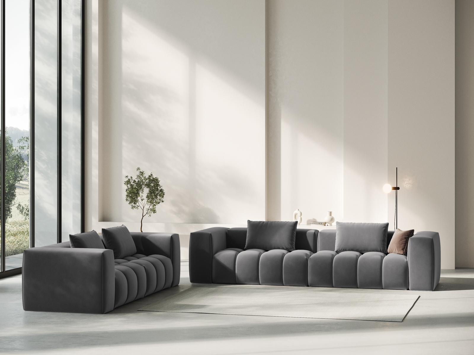 Sofa Odeveno 101 (Casino Antracitas)