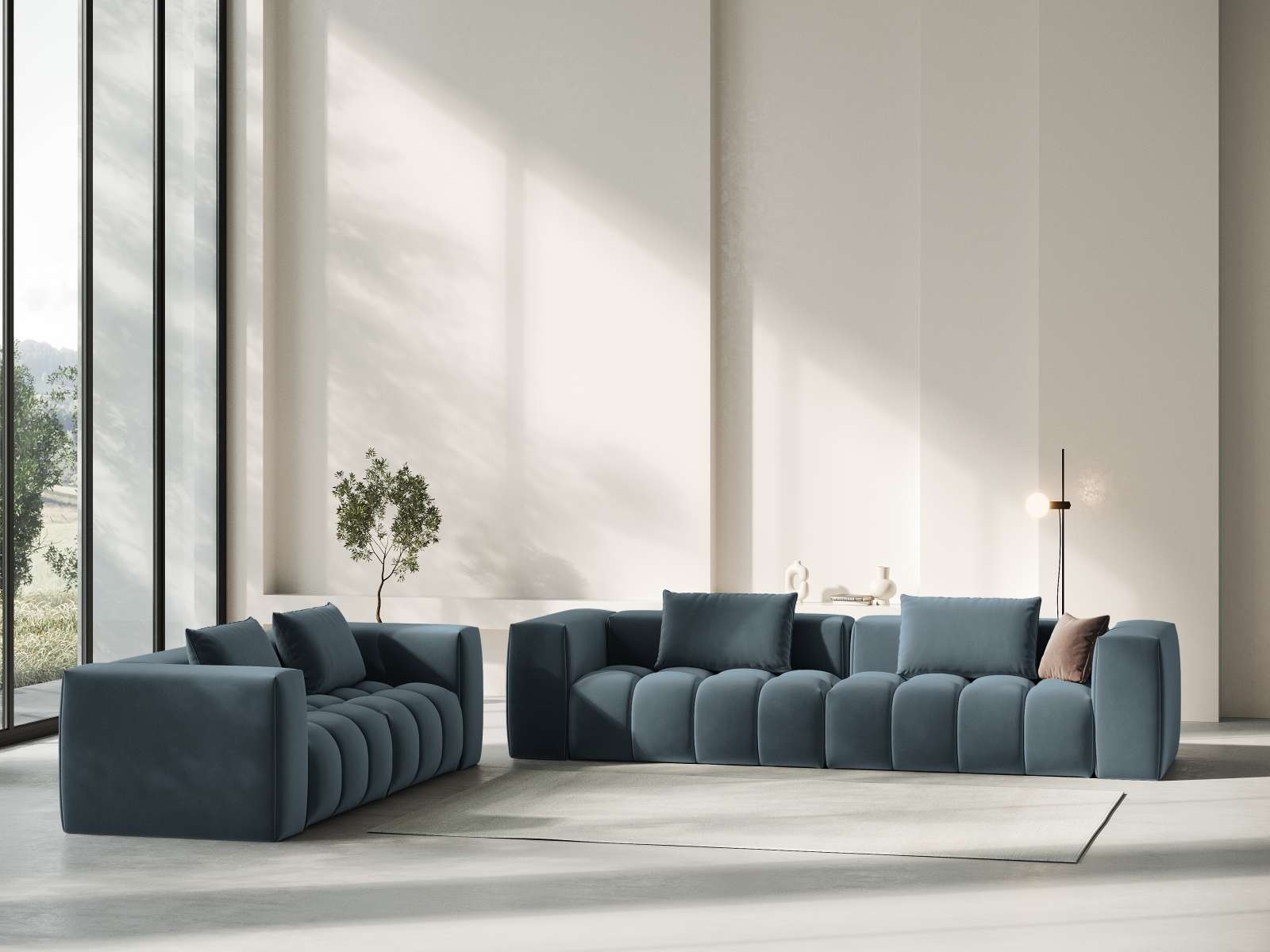 Sofa Odeveno 101 (Casino Dark Blue)