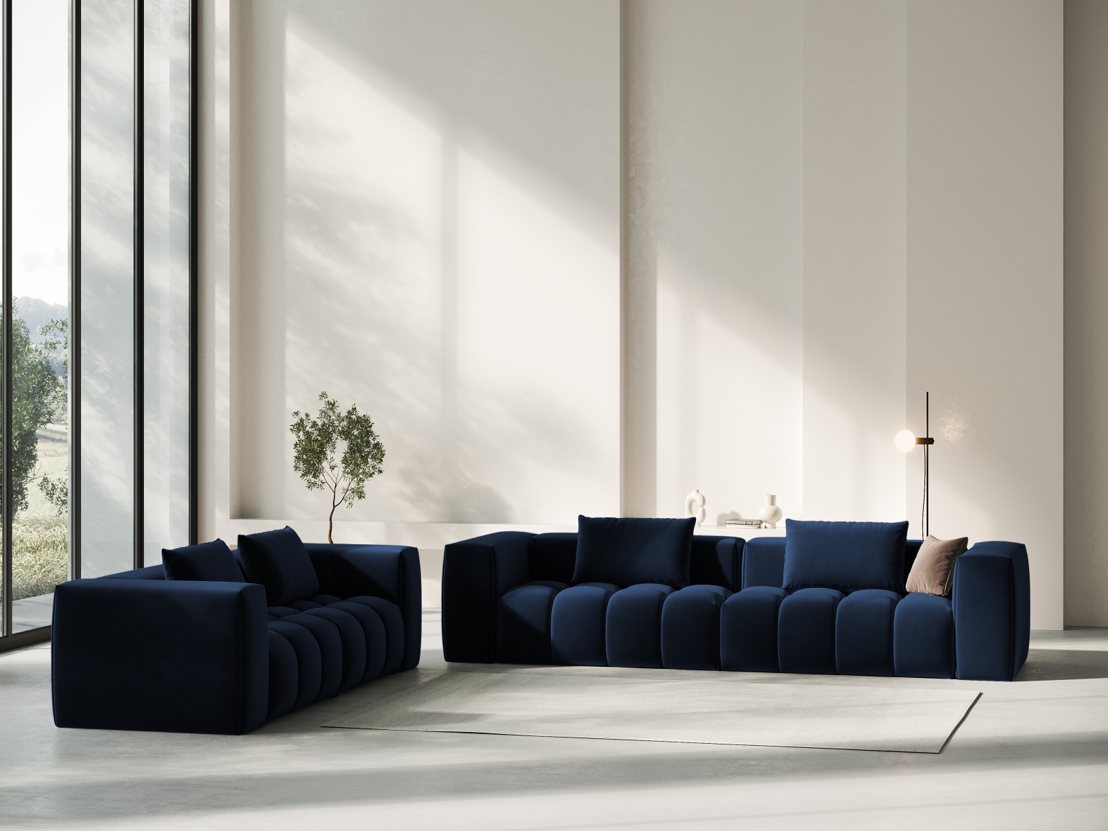 Sofa Odeveno 101 (Casino Deep Blue)