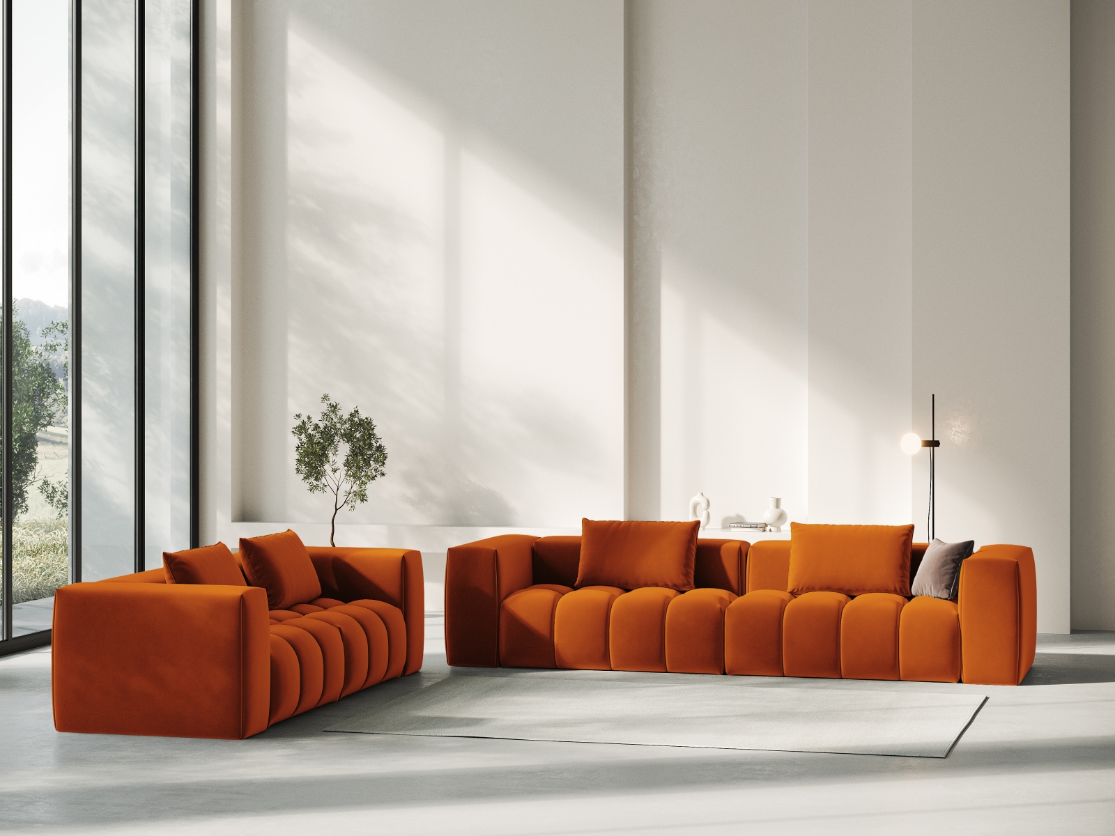 Sofa Odeveno 101 (Casino Terracota)