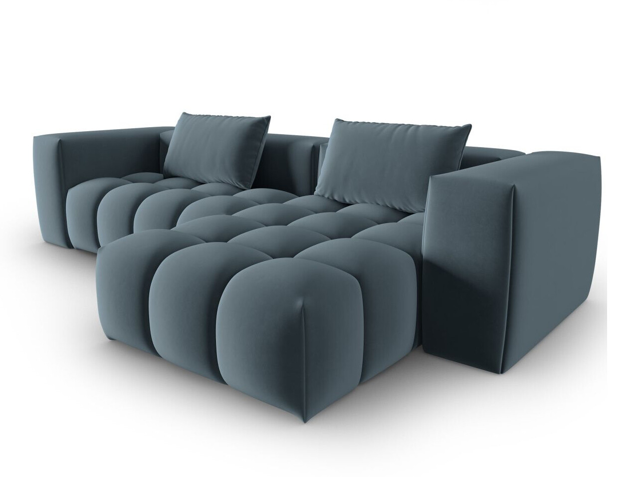 Minkštas kampas Odeveno 104 (Casino Dark Blue)
