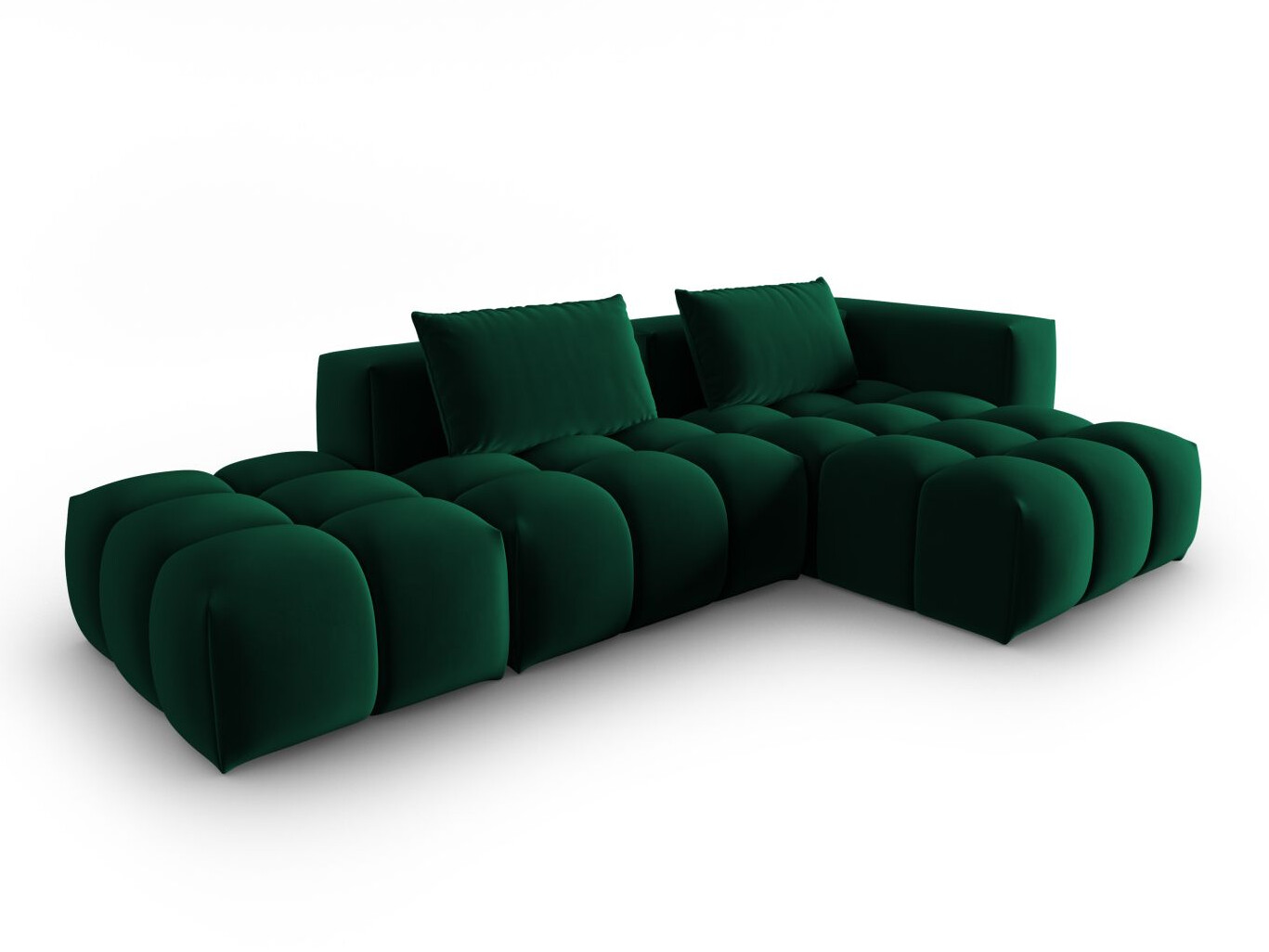 Minkštas kampas Odeveno 105 (Casino Deep Green)