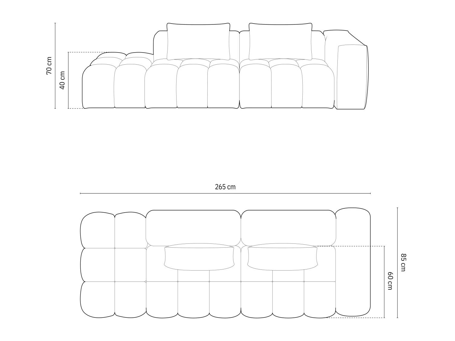 Sofa Odeveno 107 (Sorella 76)