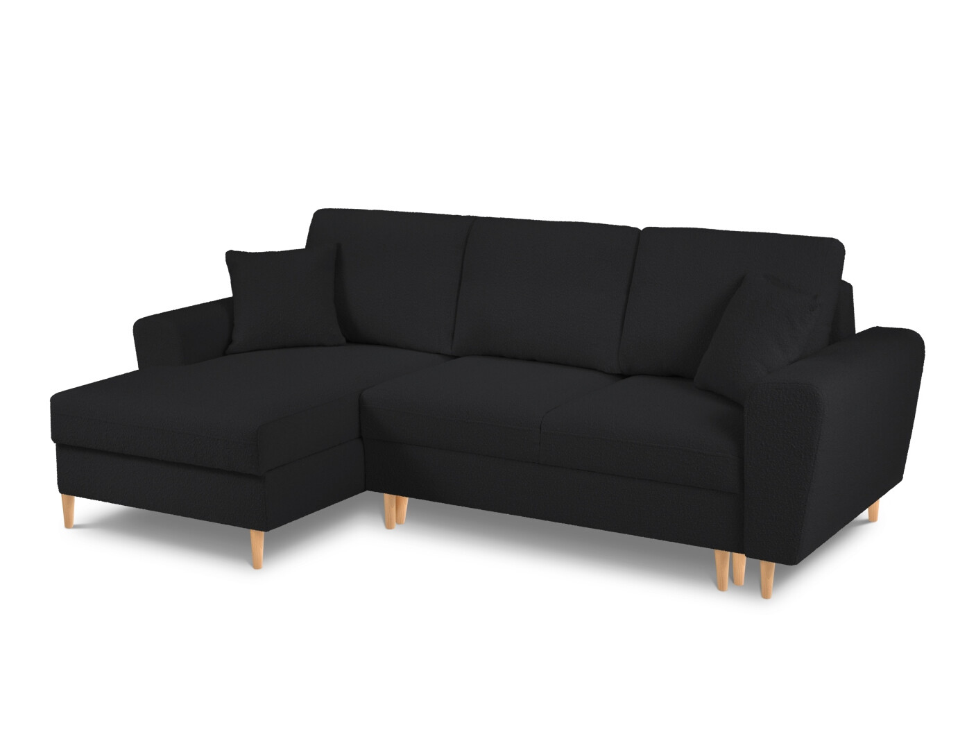 Minkštas kampas Lomveso 110 (Ascot Black)