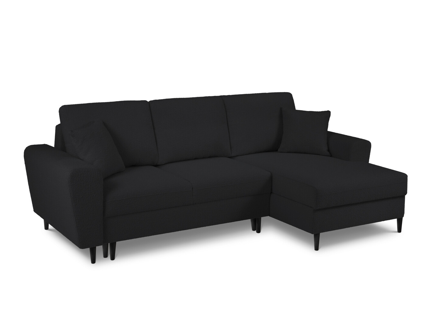Minkštas kampas Lomveso 110 (Ascot Black)
