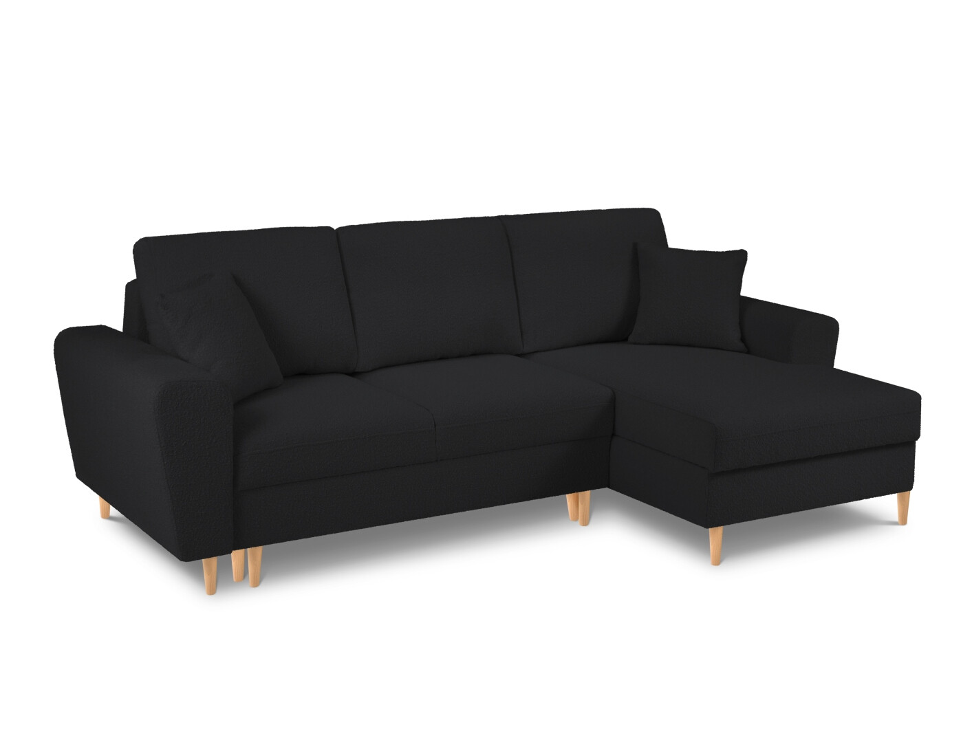Minkštas kampas Lomveso 110 (Ascot Black)