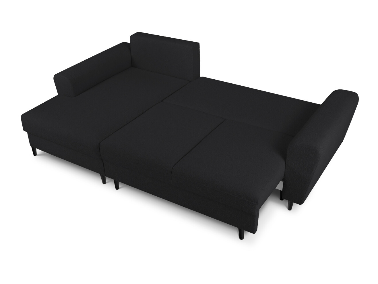 Minkštas kampas Lomveso 110 (Ascot Black)