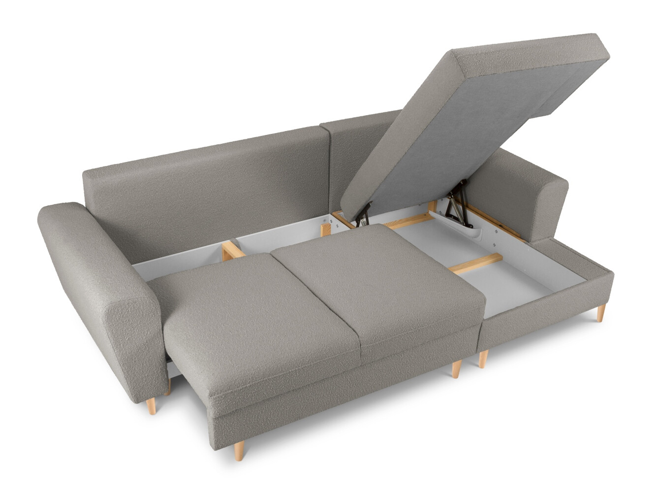 Minkštas kampas Lomveso 110 (Ascot Taupe)