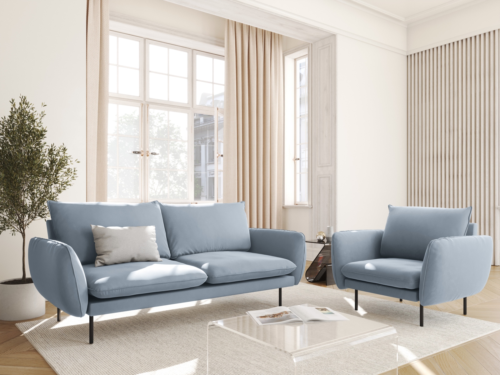 Fotelis Ferlevi 110 (Bluvel 06)