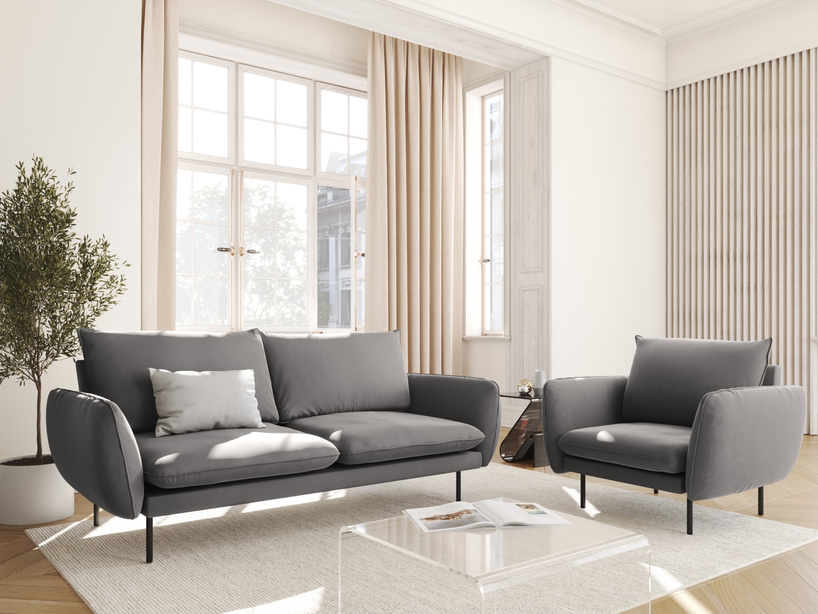 Fotelis Ferlevi 110 (Bluvel 13)