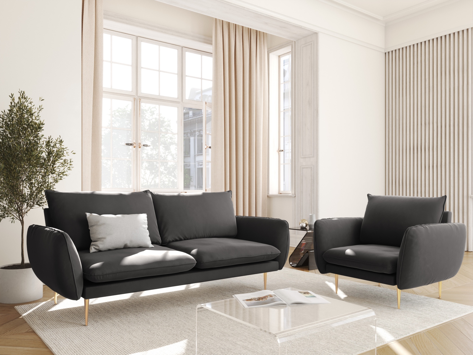 Fotelis Ferlevi 110 (Bluvel 18)