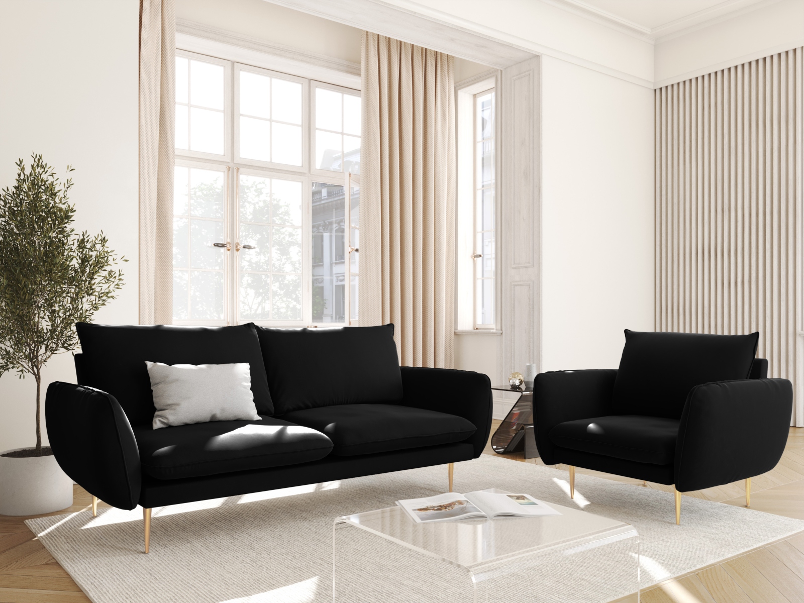 Fotelis Ferlevi 110 (Bluvel 19)
