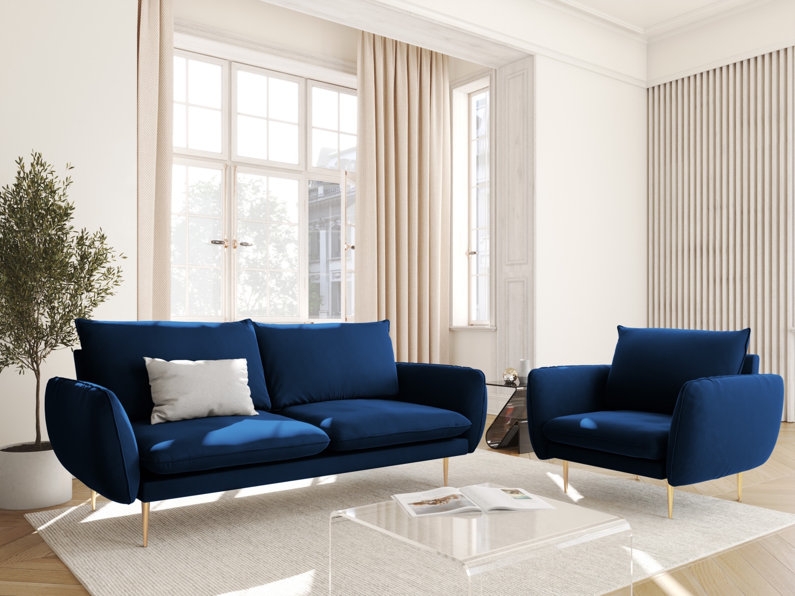 Fotelis Ferlevi 110 (Bluvel 86)