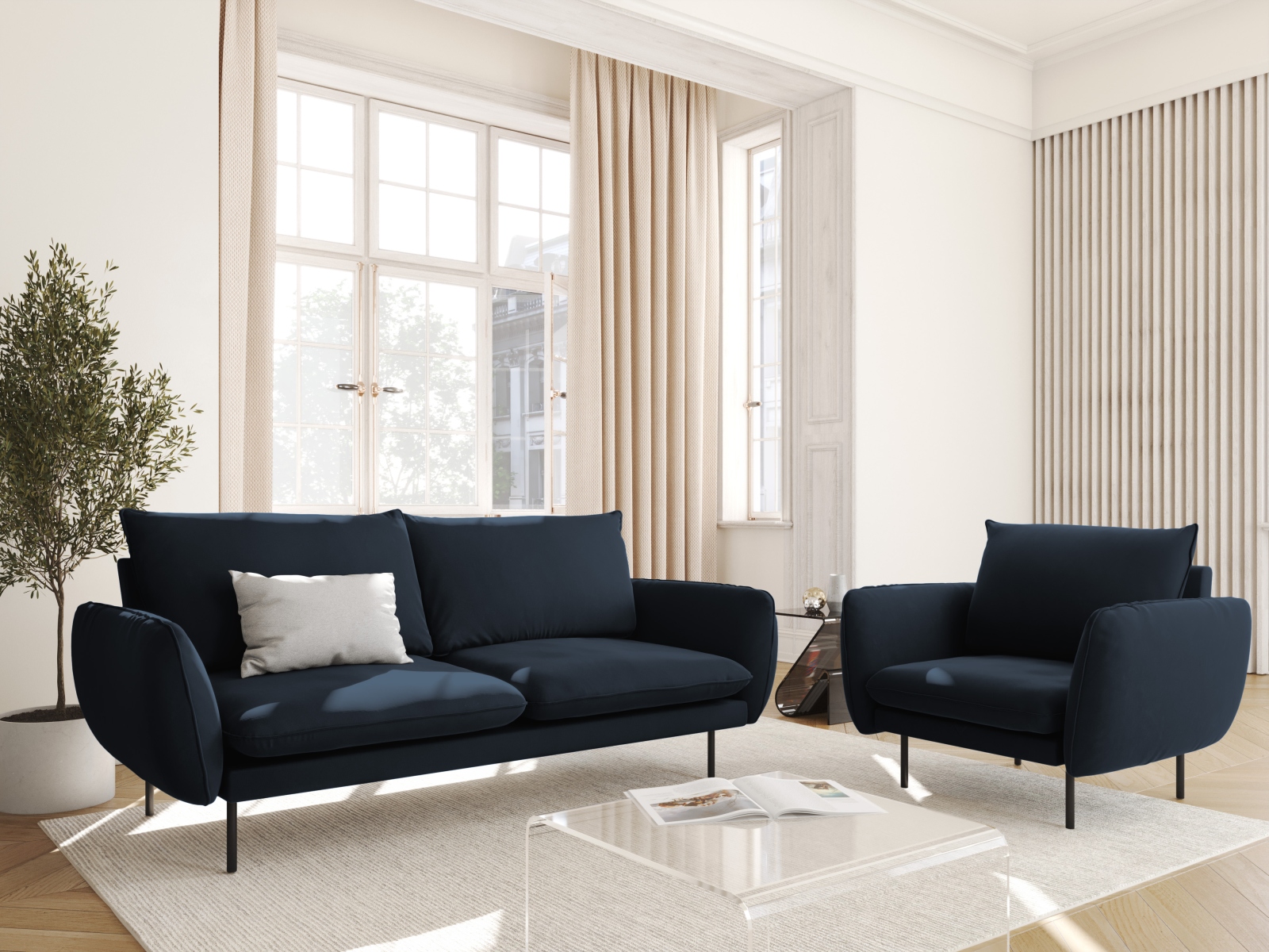 Fotelis Ferlevi 110 (Bluvel 89)