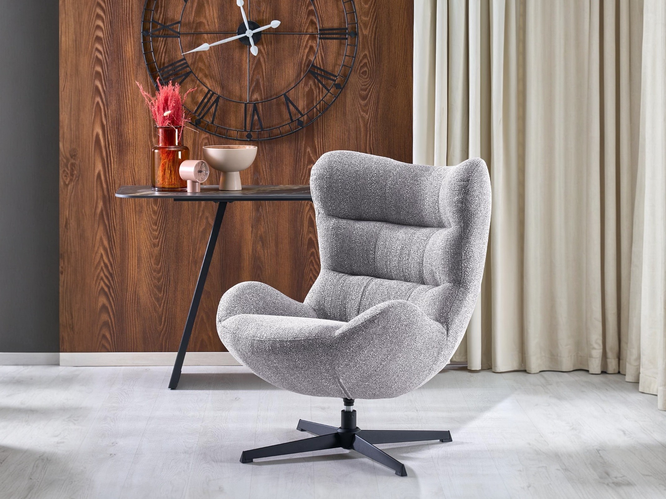 Fotelis Houston 2127 (Pilka)
