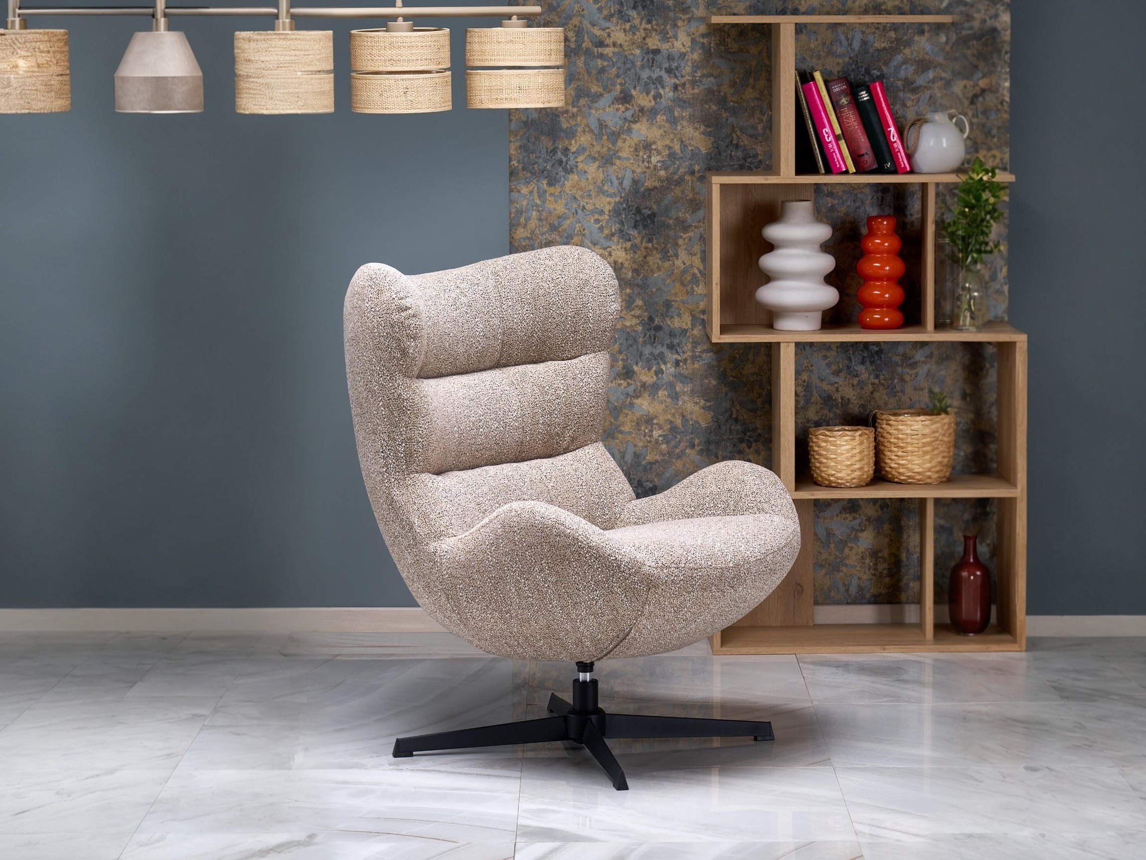 Fotelis Houston 2127 (Smėlinė)