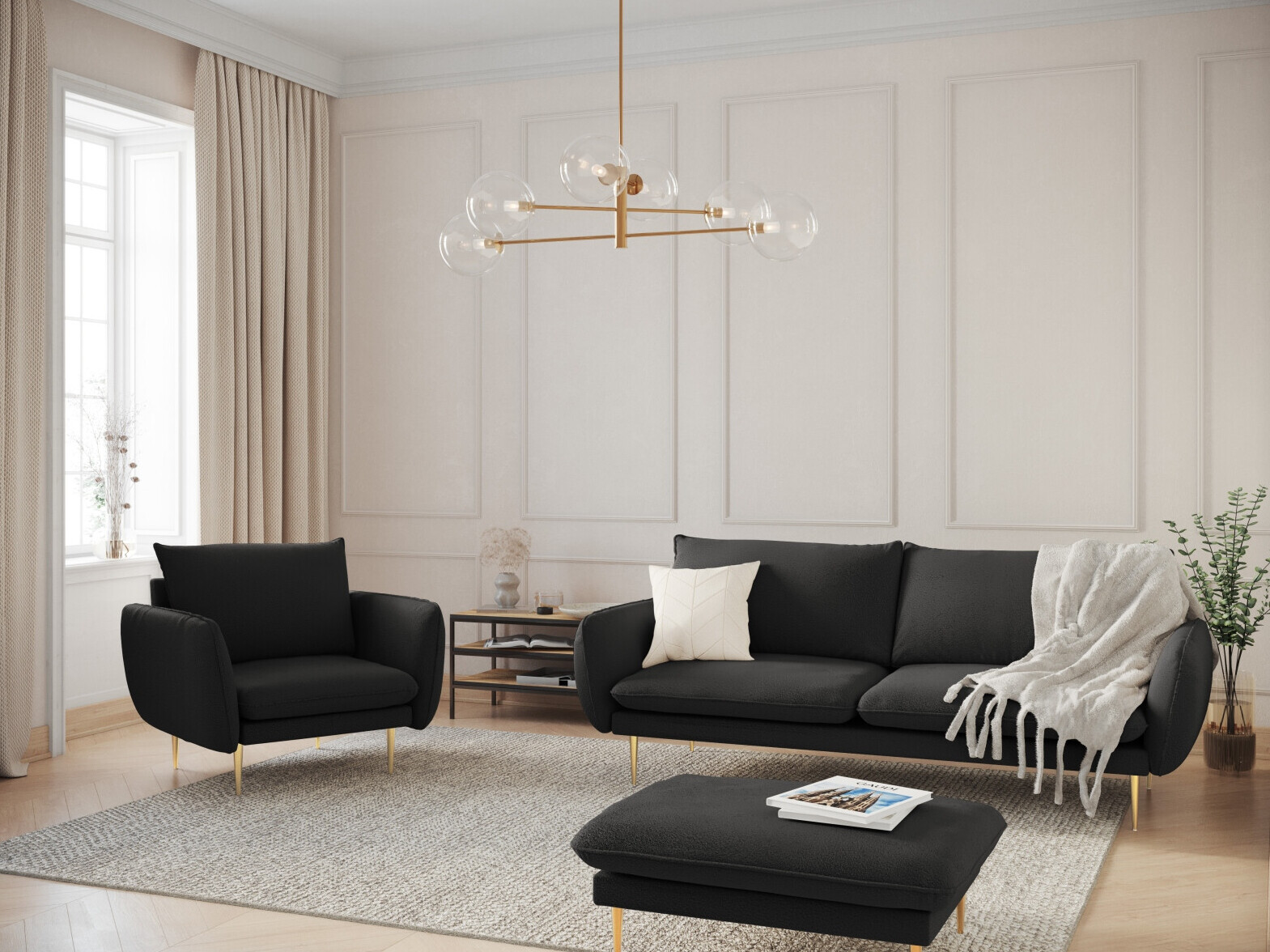 Sofa Ferlevi 109 (Ascot Black)