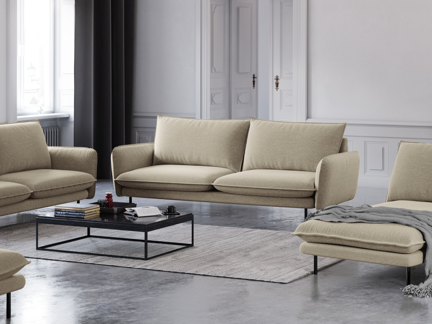 Sofa Ferlevi 128 (Positano 08)