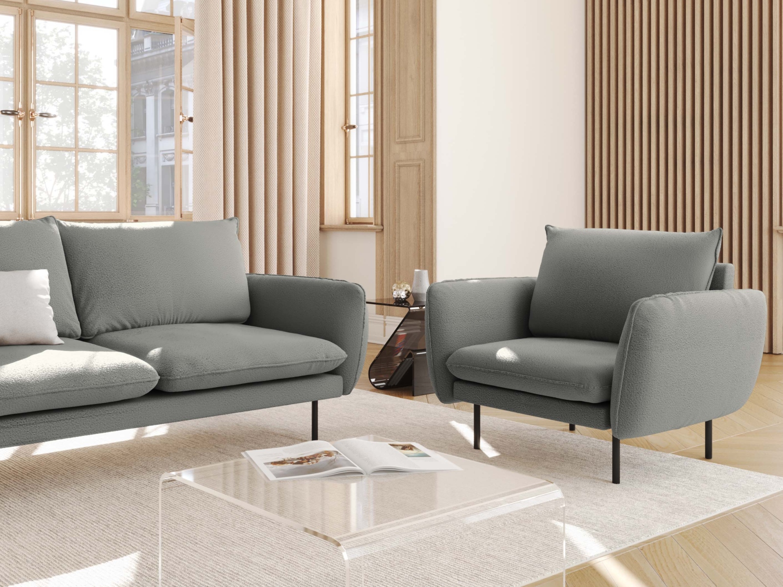Fotelis Ferlevi 110 (Ascot Taupe)