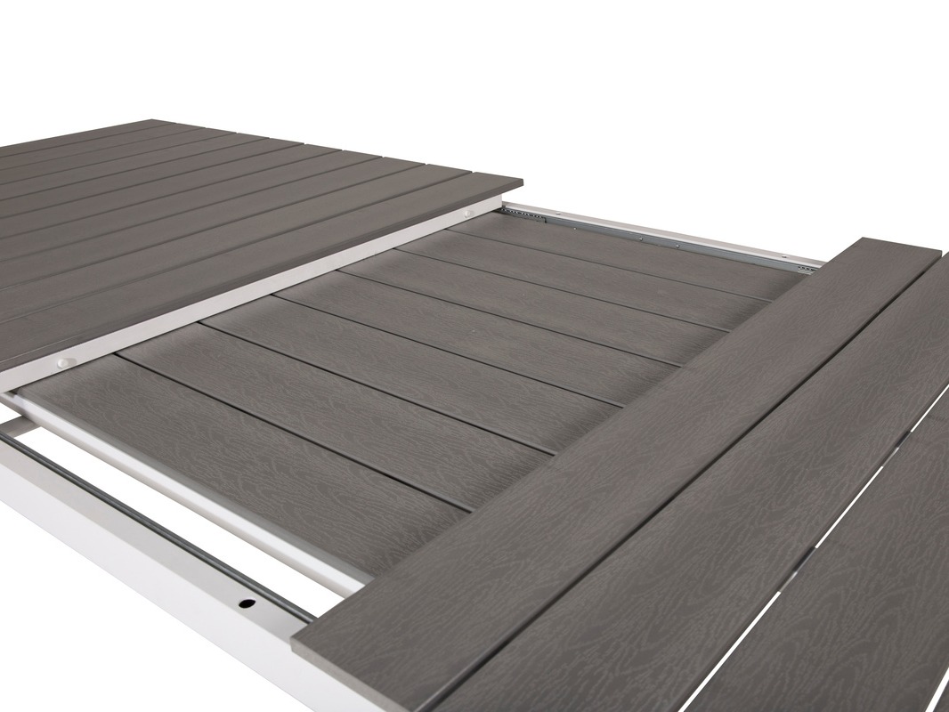 Lauko stalas Dallas 668 (Pilka + Balta)