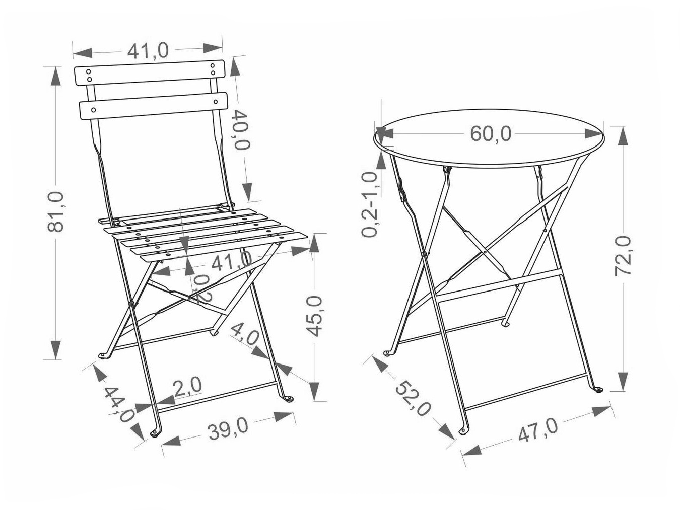 Balkono komplektas Houston 2129 (Juoda)