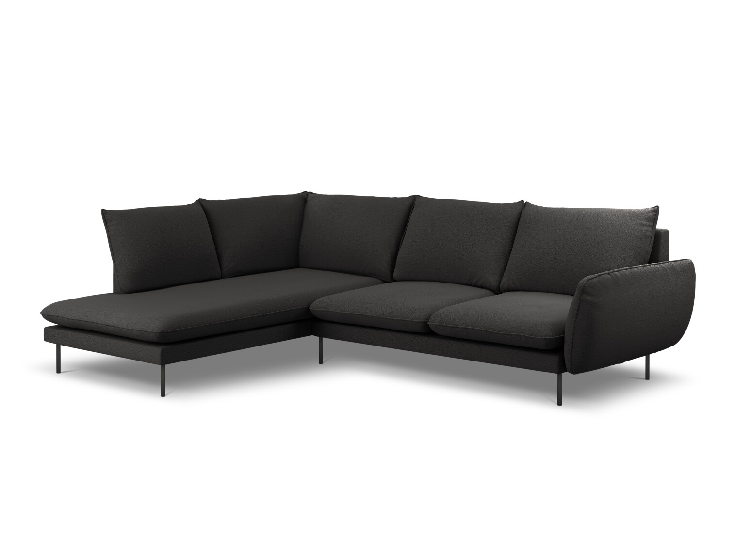 Minkštas kampas Ferlevi 112 (Ascot Black)