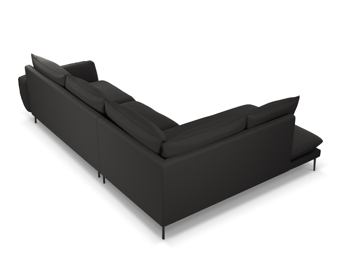 Minkštas kampas Ferlevi 112 (Ascot Black)