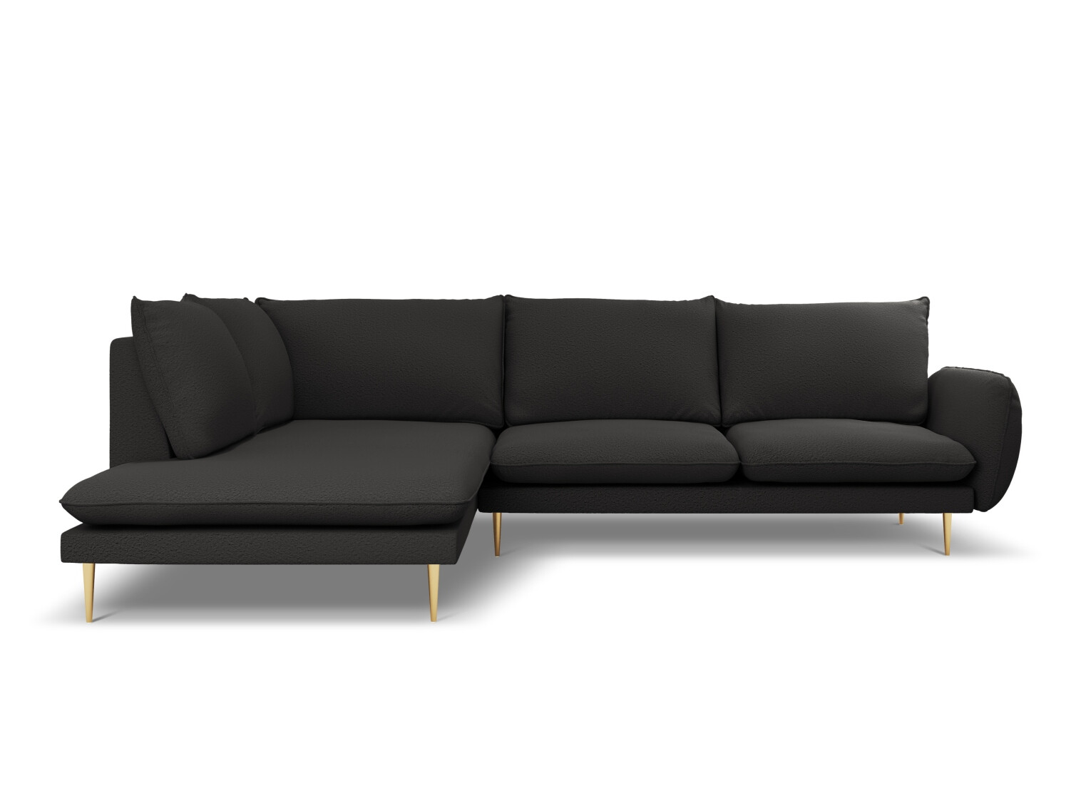 Minkštas kampas Ferlevi 130 (Ascot Black)