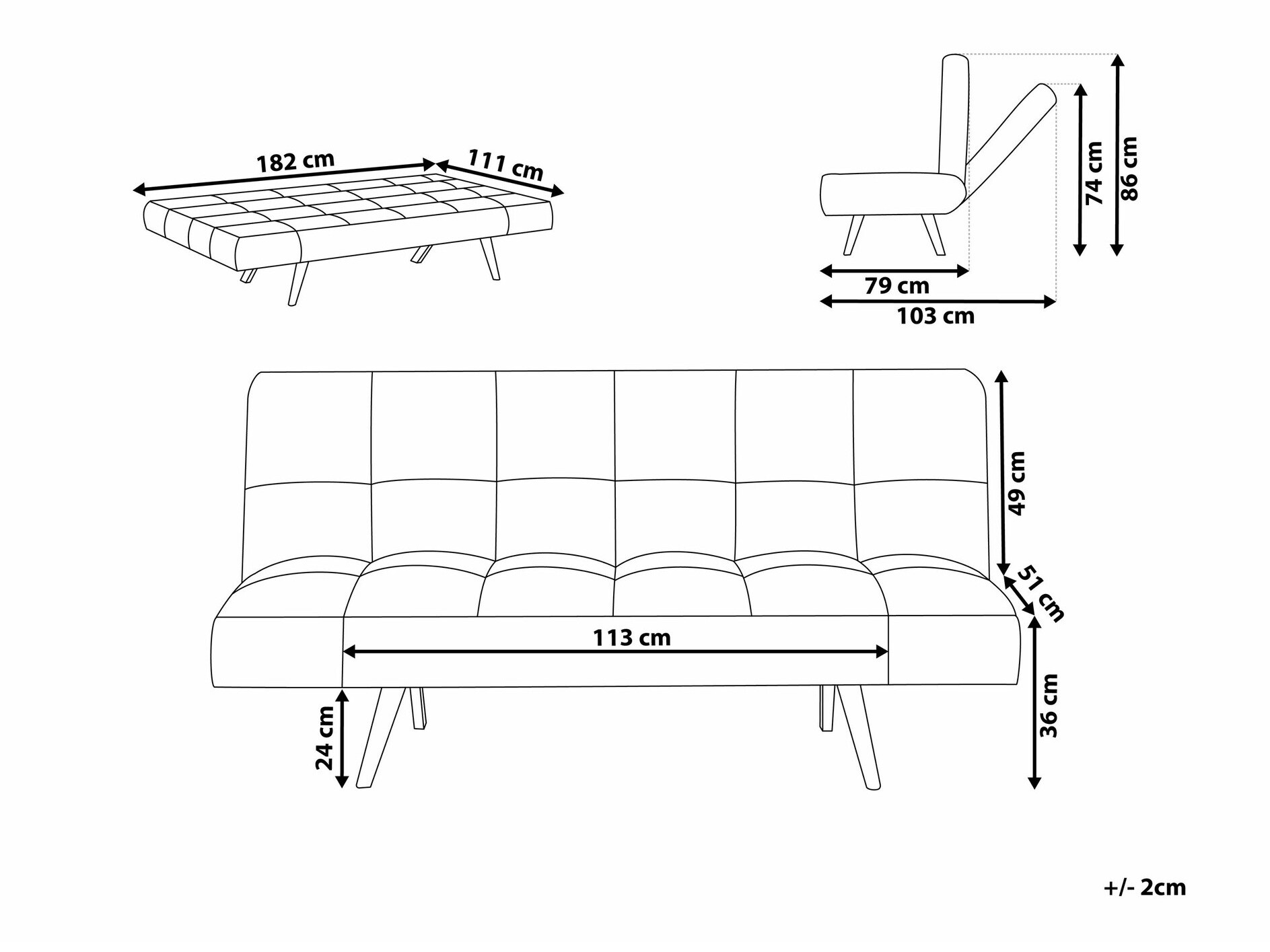 Sofa lova ST8871