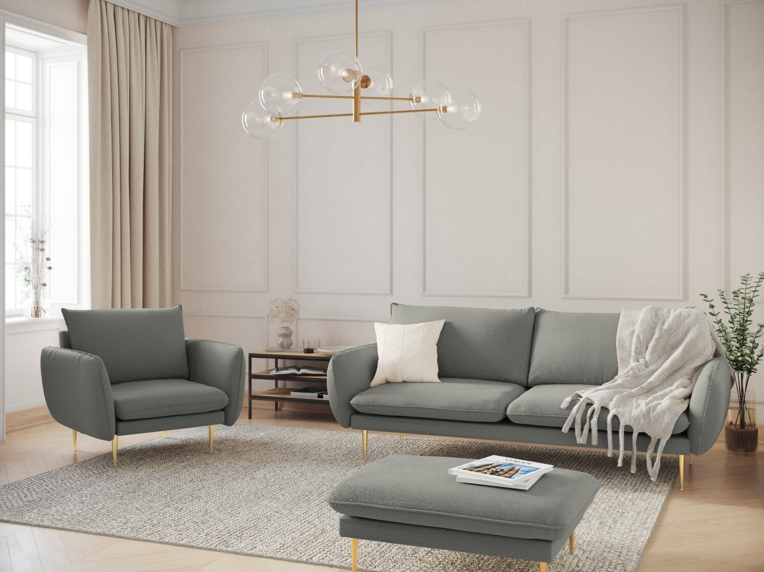 Sofa Ferlevi 129 (Ascot Taupe)