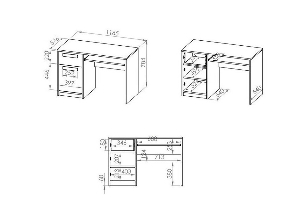 Darbo stalas Tivruve 110