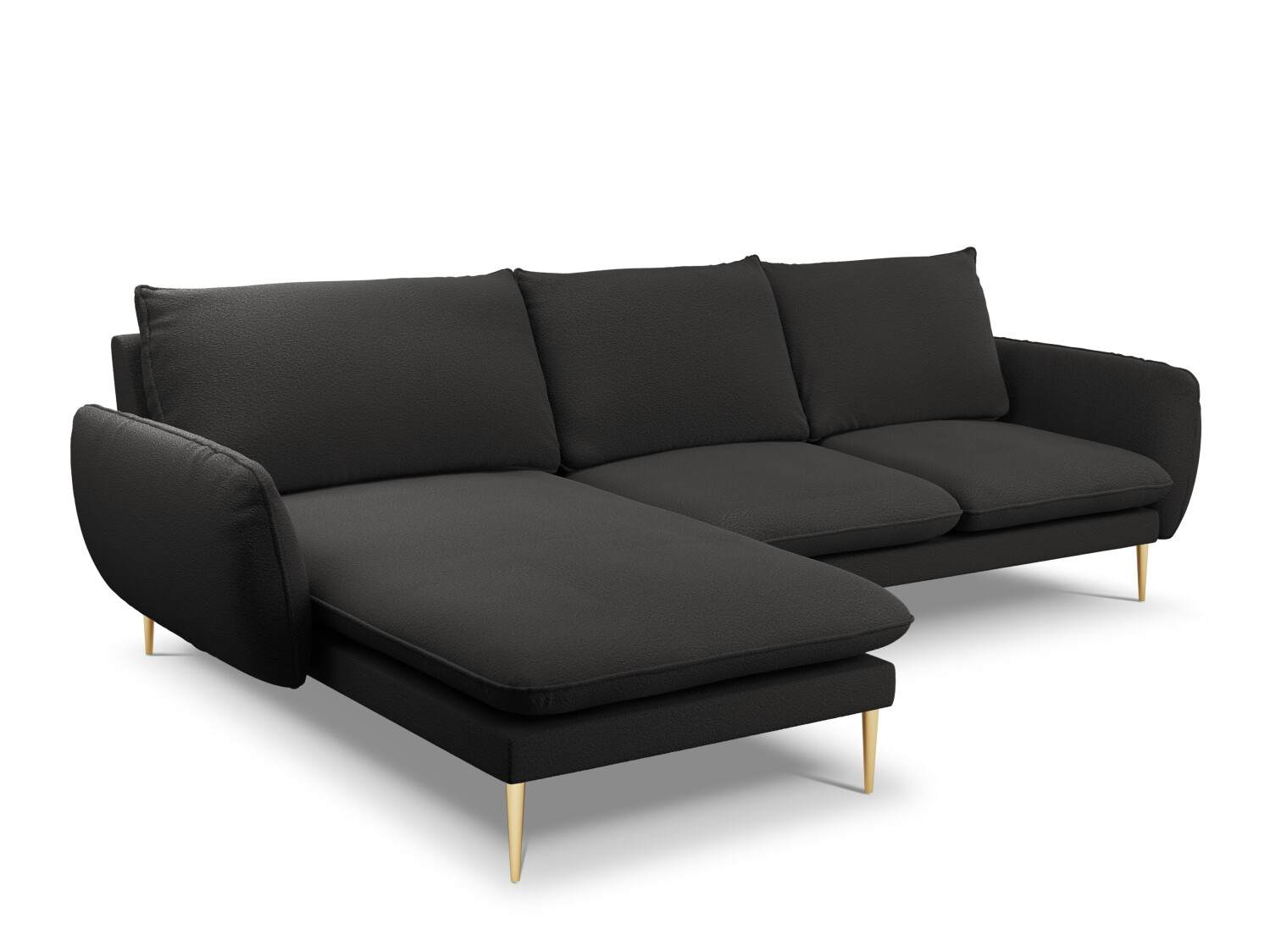 Minkštas kampas Ferlevi 113 (Ascot Black)