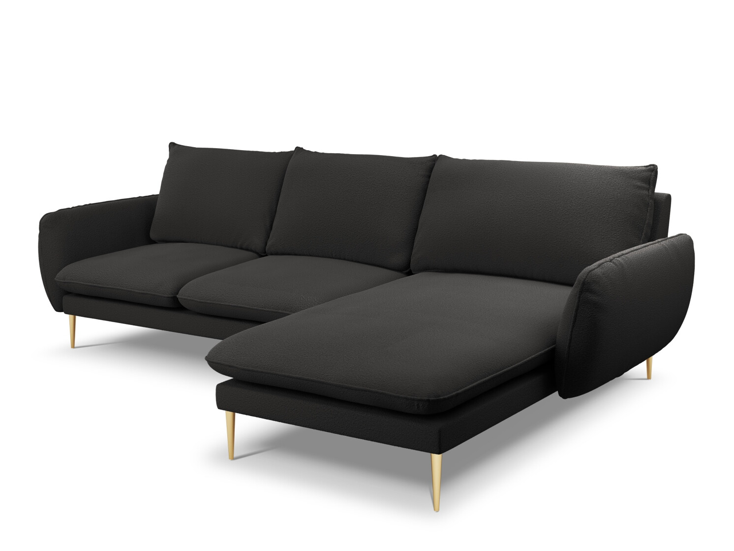 Minkštas kampas Ferlevi 113 (Ascot Black)